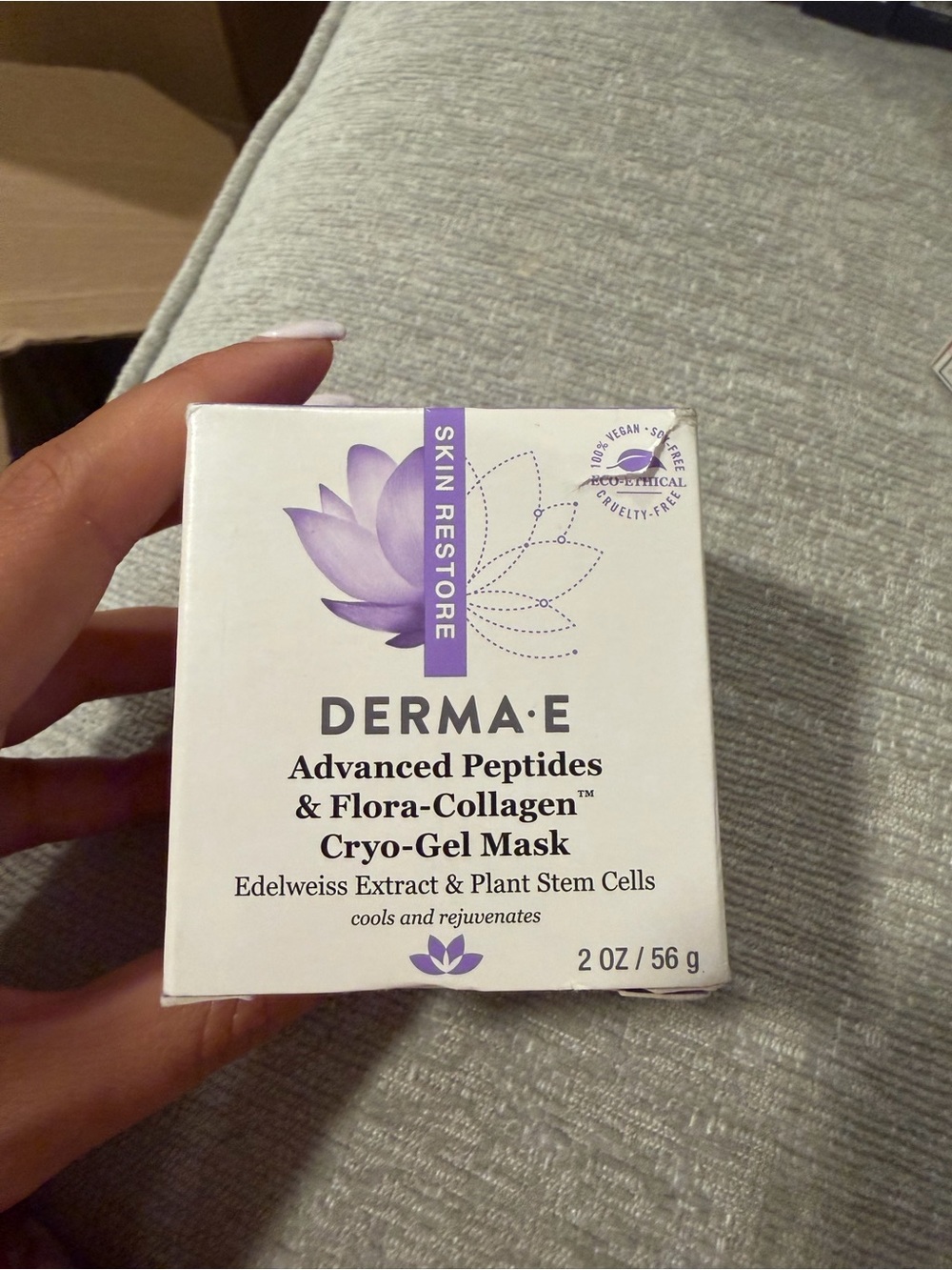 Derma E Advanced Peptides & Flora-Collagen Cryo-Gel Mask - Purple